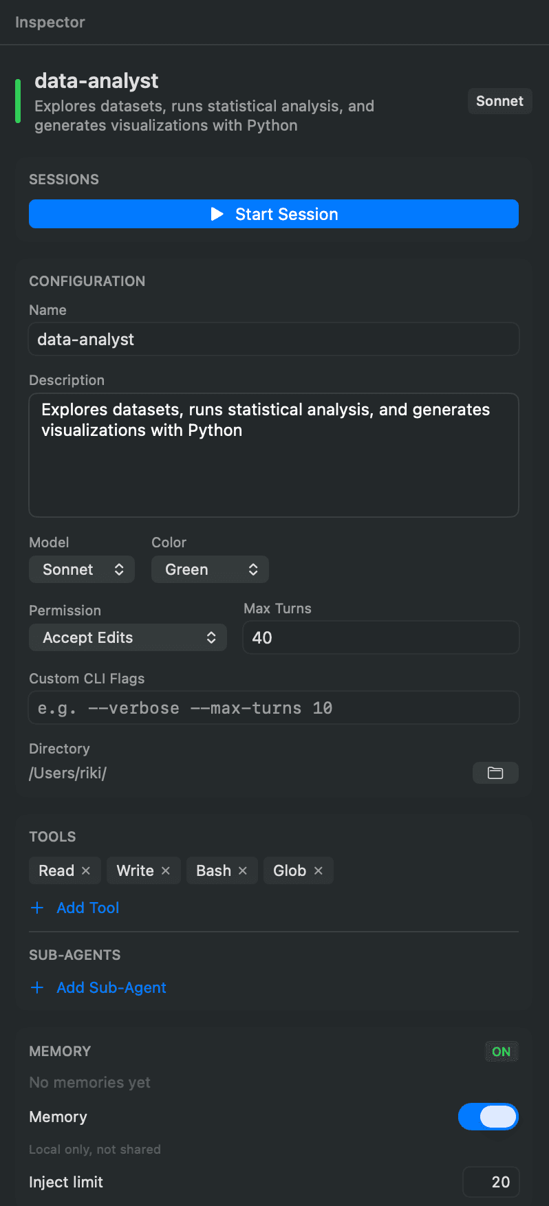エージェントインスペクター