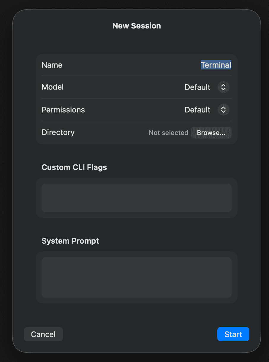 New Sessionシート